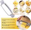 Butter & Cheese Slicer Cutter, Stainless Steel Wire Cheese Slicer, Safe for Food Contact, Multipurpose Handheld Butter Cutter for Block Cheese, Butter