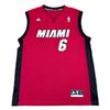 Adidas X NBA Collaboration Miami Heat LeBron James #6 REP Printed Pullover V-образным вырезом Sports Comfortable Basketball Jersey Unisex Jersey 7818A-3B6-AEB1382