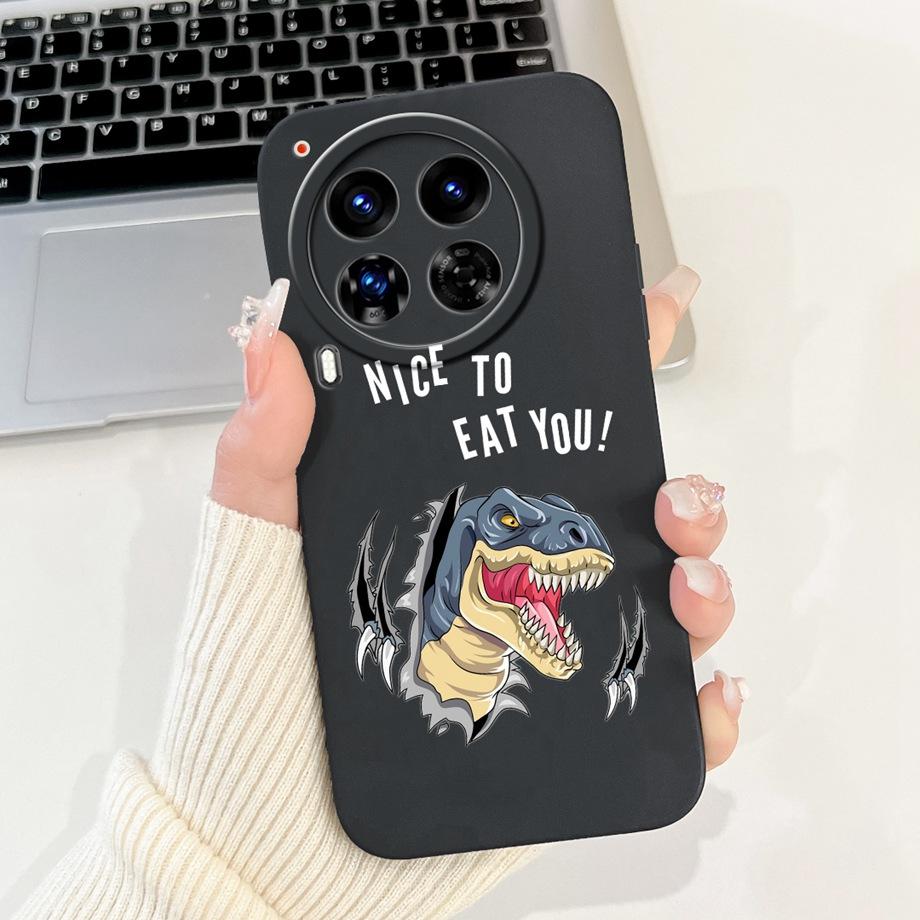 Case For Tecno Camon 30 Premier Camon30 4G 5G Cover Silicone Soft Sofu Touch Phone Bumper Dragon Cat Space Man Painting Fundas