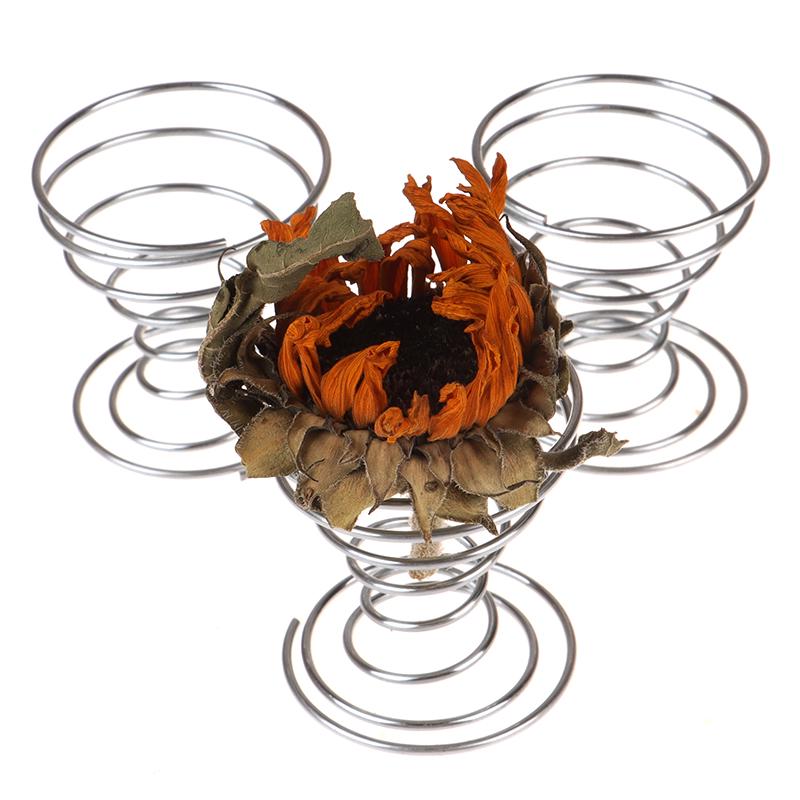 10Pcs Metal Air Plant Stand Container Holder Tabletop Plant Display Rack Vase