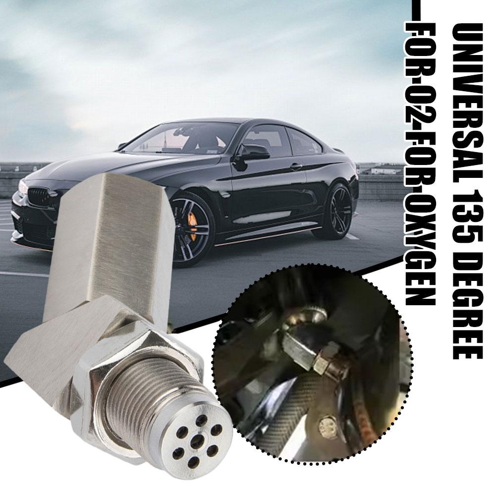 45 Degree O2 Oxygen Sensor Adapter Extension Connector Fitment For All Universal Vehicles M18X1 A3M0