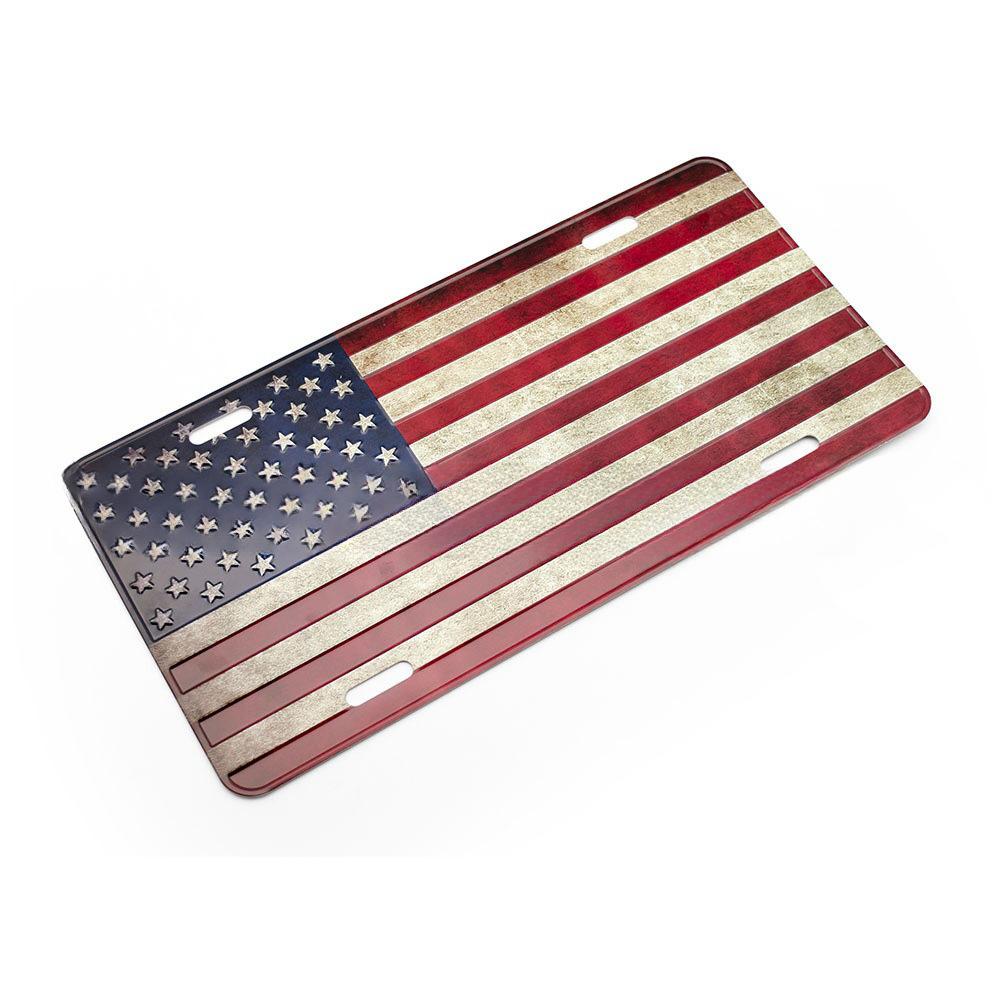 1pcs Number Plate Holder Car Decoration Universal Aluminum Alloy US 2025 Car License Plate Frame Cover Auto Accessory Waterproof License Plate Covers