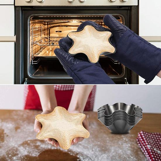 Машина для приготовления тортильи из углеродистой стали с антипригарным покрытием, машина для изготовления ракушек для тако, салатница, сковорода для тортильи, кухонный инструмент для выпечки