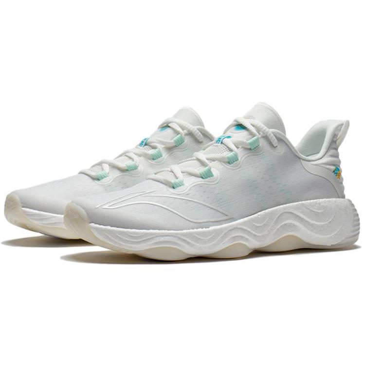 Li Ning Wujie 3 Ткань Многофункциональные Амортизация Скользкие Устойчивые к истиранию Упругие Низкие Повседневные Кроссовки Мужские AFVS003-7
