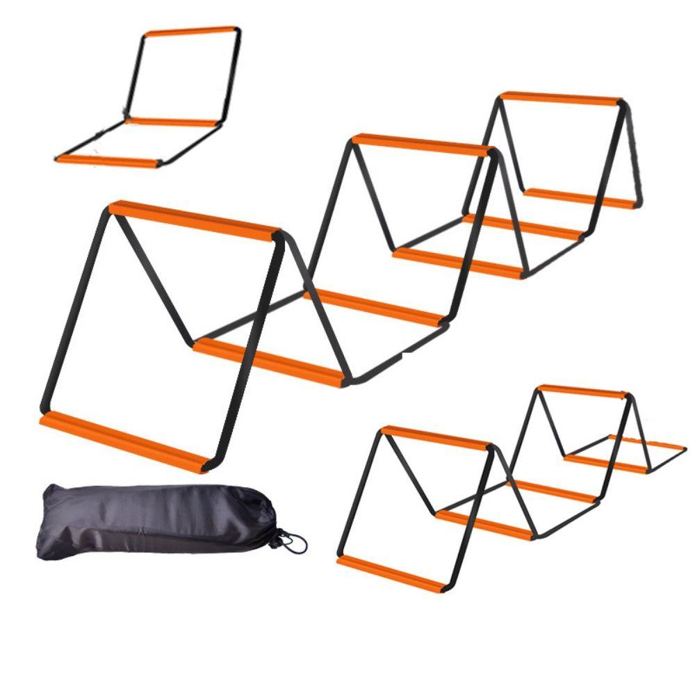 Orange Agile Ladder Carbon Steel Footwork Training Jump Ladder Football Equipment