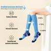 1Pair Compression Socks for Men Women 15-20 MmHg Support for Running Nurses Flight Pregnancy Circulation Athletic Socks