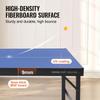 Mid-Size Ping Pong Table Foldable Table Tennis Game Table Indoor with Net