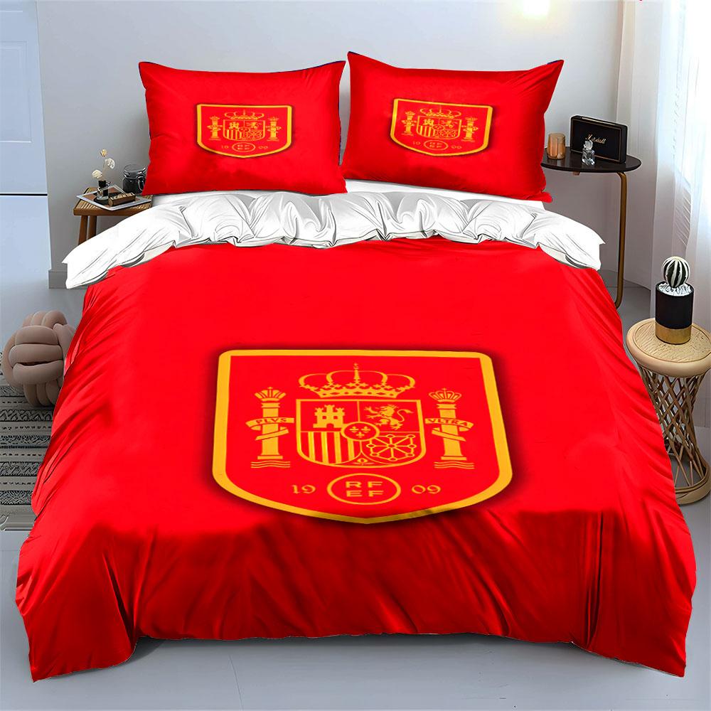 Crest featuring crown, columns. Bedding sets Duvet cover sets Duvet covers Pillowcases(1 * Duvet Cover 2 * Pillowcases, without duvet insert)