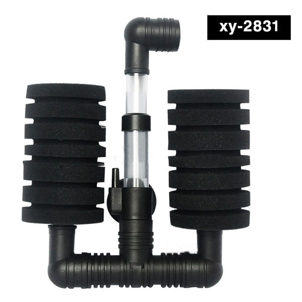 Вращающийся на 360° биохимический губчатый фильтр, хлопковые фильтры, одинарный/двойной насос для аквариумного кислорода