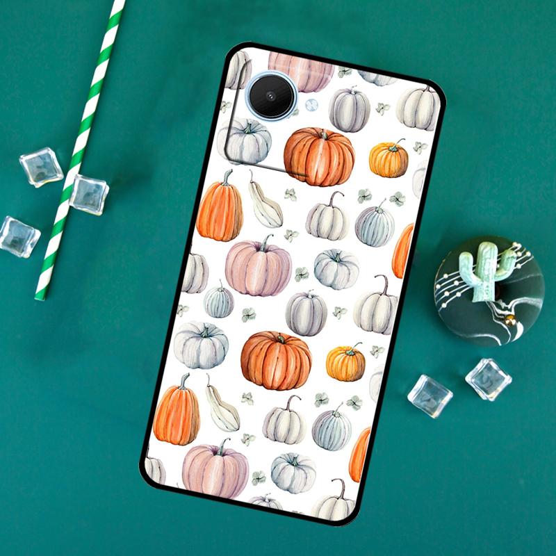 Осенние тыквы Для Realme 15 Pro GT7 GT6 10 11 12 13 14 Pro Plus C55 C71 C67 C63 C61 C53 C35 C65 C75 Чехол