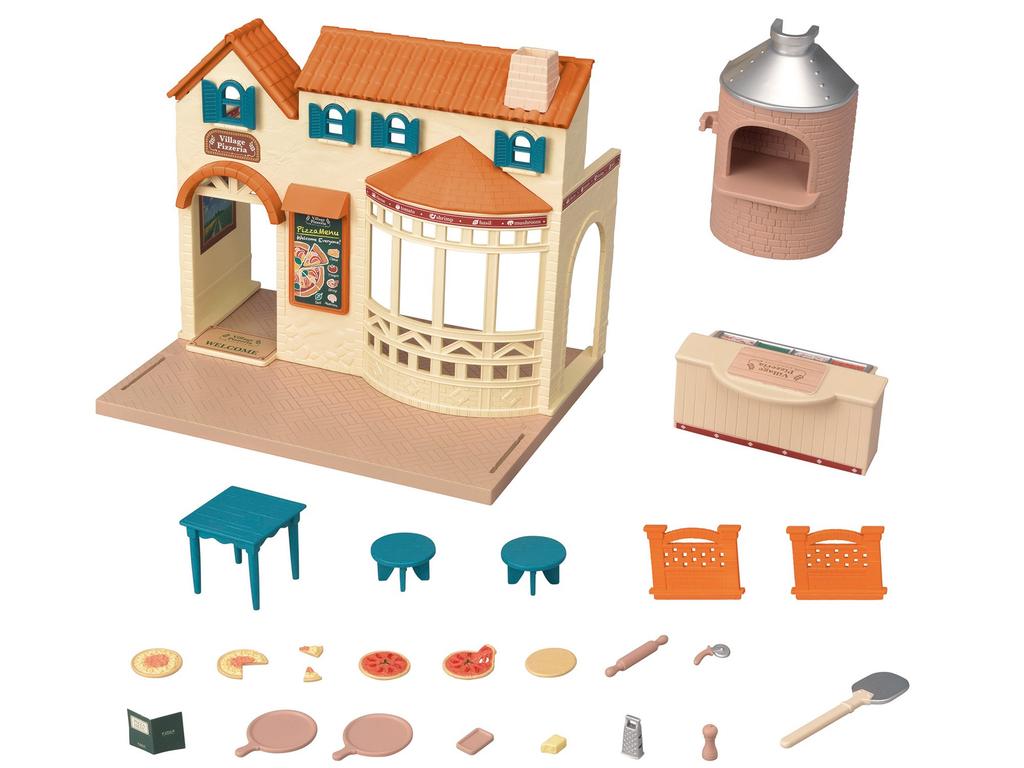 Магазин Sylvanian Families Пиццерия в лесу Ми-87 3 года и старше Игрушки Кукольный домик EPOCH