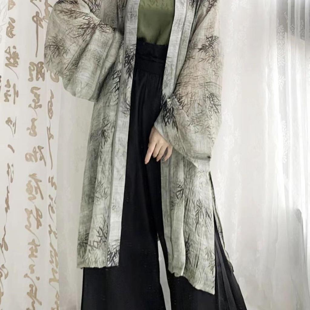 Китайский стиль династии Сун, женский повседневный костюм Hanfu, элемент Han, женская одежда