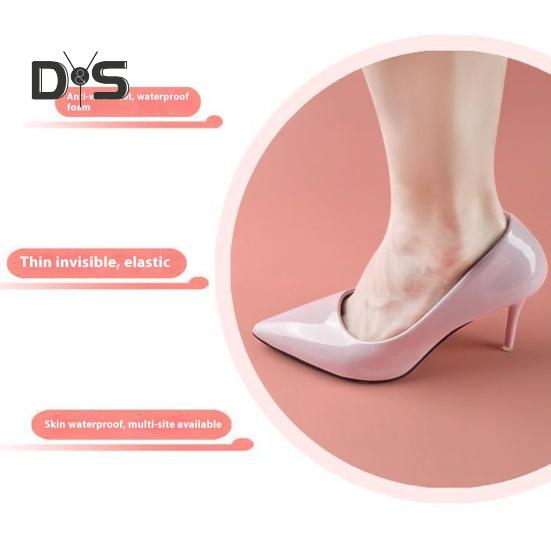 Невидимая наклейка на каблук, устойчивая к износу, водонепроницаемая подушечка для ухода за ногами, прозрачные защитные накладки для высоких каблуков, клейкие подушечки, устойчивые к поту
