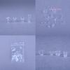 17Pcs/ Set Miniature Clear Ice Cream Cups Dollhouse Kitchen Dining-Room Toy