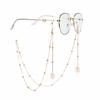 Trend Women Eyewear Non-slip Bead Zinc Zinc Alloy Butterfly Neck Strap Metal Glasses Chains Mask Hanging Rope
