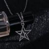 Zinc Zinc Alloy Vintage Pentagram Necklace Hollow Choker Korean Clavicle Chain Star Pendant Necklace  Jewelry