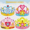 DIY Non-Woven Crown Party Hat Kit for Kids' Birthdays