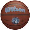 Wilson Мяч Team Alliance Minnesota Timberwolves, унисекс, коричневый, баскетбольный