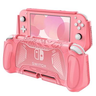 Защитный чехол для Nintendo Switch Lite с хранилищем игровых карт Чехол-держатель для Switch Lite, устойчивый к царапинам и скольжению, устойчивый к падениям