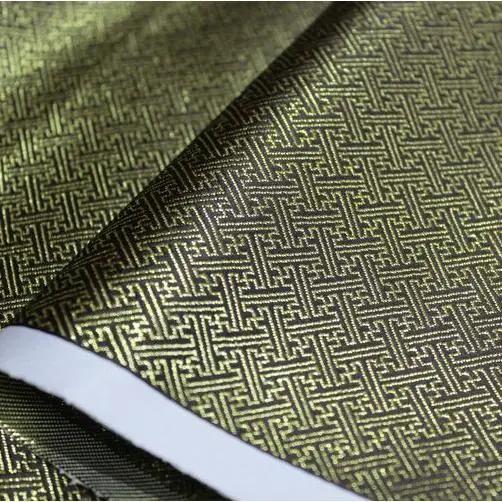 100x75 см 3D-парча из шёлка с пурпурным узором, пряжа Lame, одежда Cheongsam, ткань для шитья своими руками, жаккардовая ткань, ткань в буддийском стиле