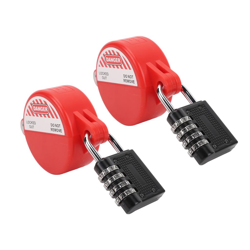 Gate Valve Lockout Device Engineering Plastic Zinc Alloy Water Spigot Lock with Coded Lock for 1 To