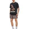 Under Armour Футболка с круглым вырезом Project Rock Animal Print, мужские топы, черная 1383224-001