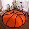 Ковер с принтом баскетбольного мяча, круглый ковер, ковер для спальни, коврик для пола для гостиной, нескользящий, ковры для диванного столика для домашнего декора, ковер для комнаты девочки