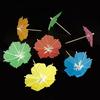 50 Pcs Cocktail Picks Hawaiian Party Decor Food Drink Picks Cupcake Toppers Umbrella Sticks for Summer Birthday Pool Parties