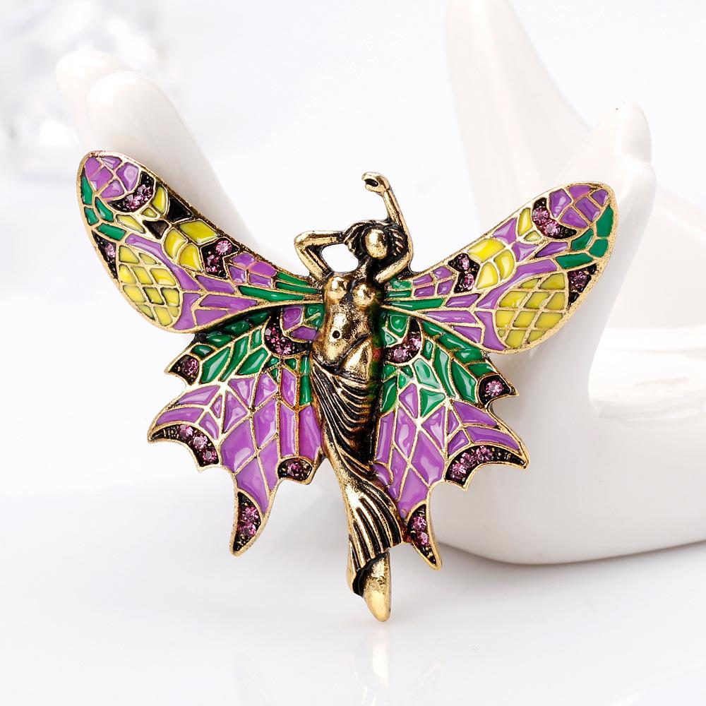Baroque Luxury Butterfly Design Men's and Women's Brooch PinsJewelry AccessoriesWedding Holiday Party Couple Surprise Gift