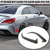 Подходит для Mercedes-Benz W117 CLA200/220 CLA250 CLA45 AMG 2014-2018 Задний бампер Спойлер Воздуховод Canards Крышка Аксессуары