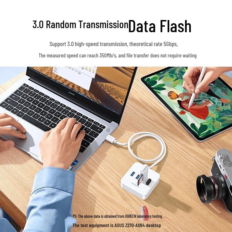 Ugreen 4-портовый USB 3.0 концентратор CR118