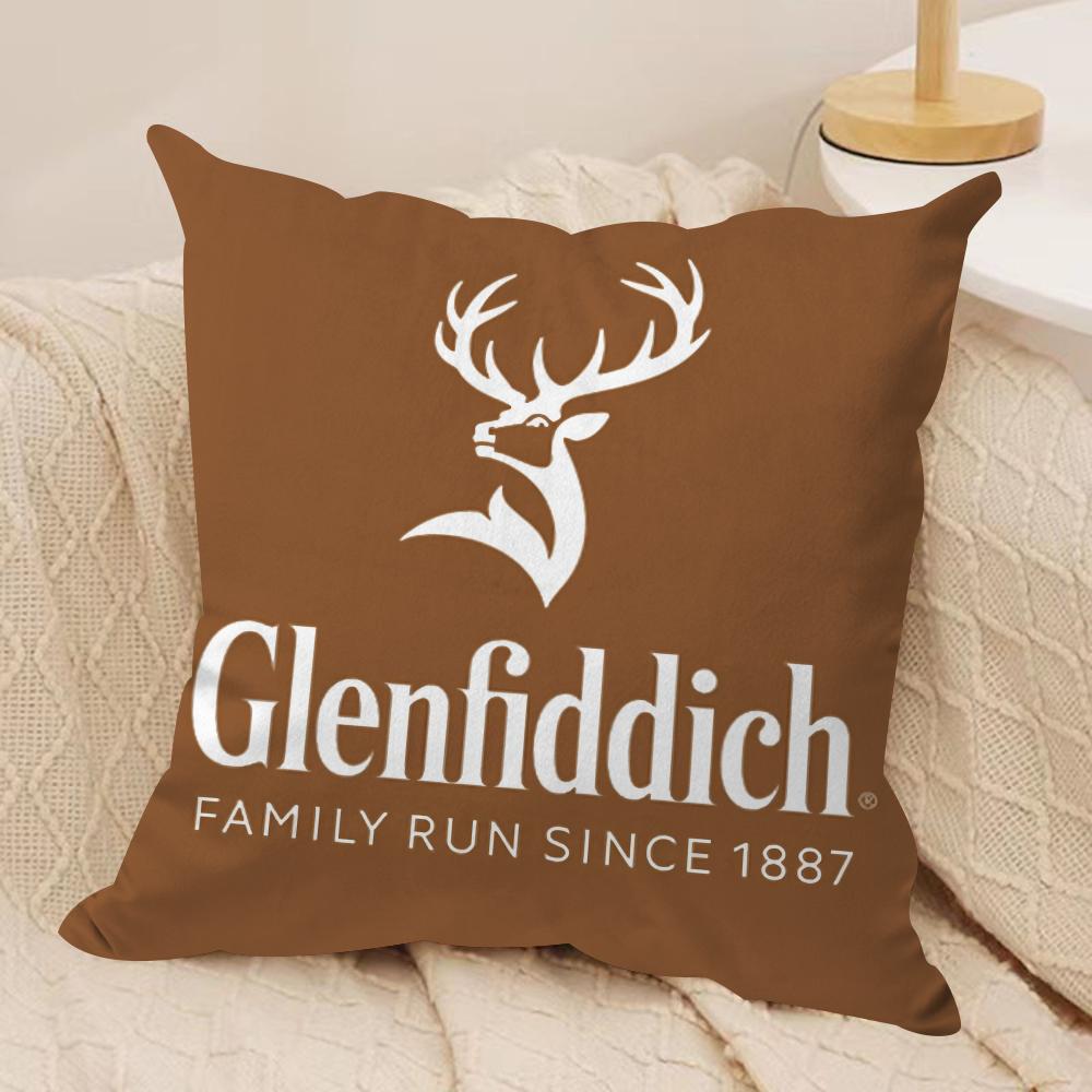Пользовательская наволочка G-Glenfiddichs Шелковистый Короткий Плюш Двусторонняя Печатная Наволочка Для Дивана Все Сезоны Декор Дома Подарок