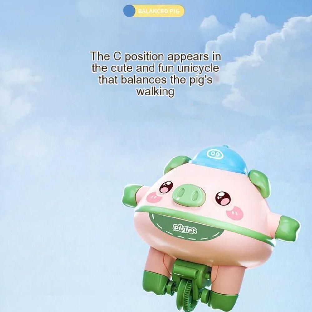 Technology Unicycle Electric Toy Tightrope Walking Unicycle Balance Pig Toy Children