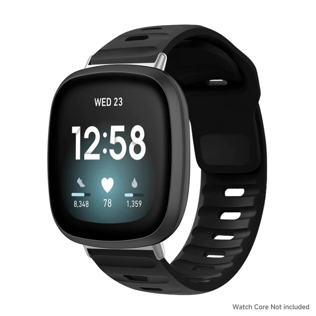 Ремешок для Fitbit Versa 4/Versa3/ Versa 2/Versa Спортивный силиконовый ремешок для запястья для Fitbit Versa Lite/Sense/Sense2 Band corre