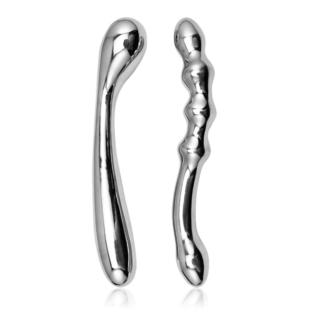 Тяжелая анальная пробка из нержавеющей стали, мужской массаж простаты, металлическая Анальная пробка, анальный расширитель влагалища, секс-игрушки для точки G для женщин и мужчин