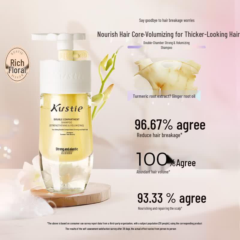Kustie Dual-Chamber Shampoo Duo