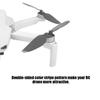 2Pair RC Drone 4726F Propeller Replacement Noise Reduction Fit for DJI Mavic Mini(White Black )