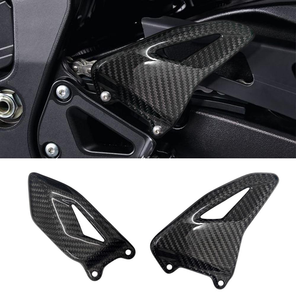 Углепластиковый защитник пятки педали мотоцикла для Suzuki GSXR 1000 2017-2024 GSX-R1000 2017-2024