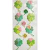 Autocollants 3D - Topper - Trèfles à 4 feuilles - Paillettes - Mixte - 15 x 7 cm