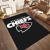 Квадратные ковры Kansas City Chiefs — отличный выбор для гостиных, спален, домашнего декора и в качестве подарков.