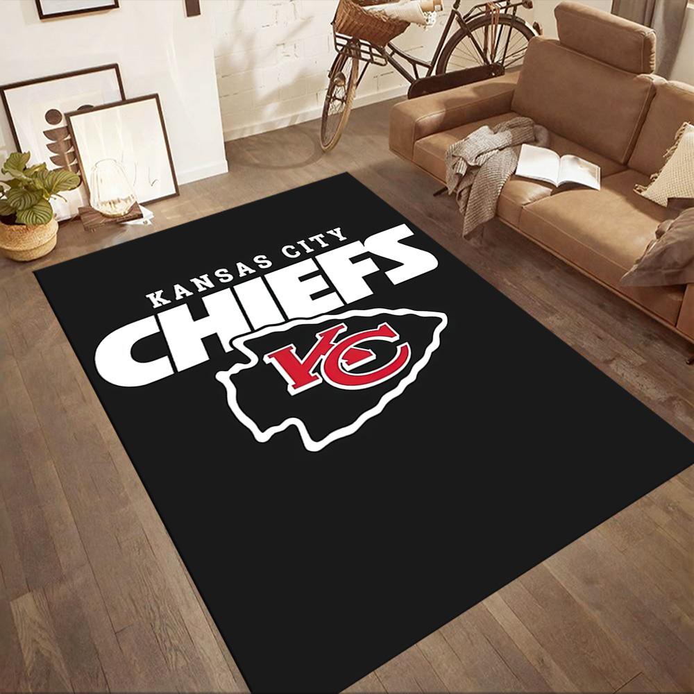 Квадратные ковры Kansas City Chiefs — отличный выбор для гостиных, спален, домашнего декора и в качестве подарков.
