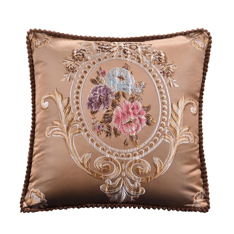 European Jacquard Sofa Pillow Cover for Home or Office