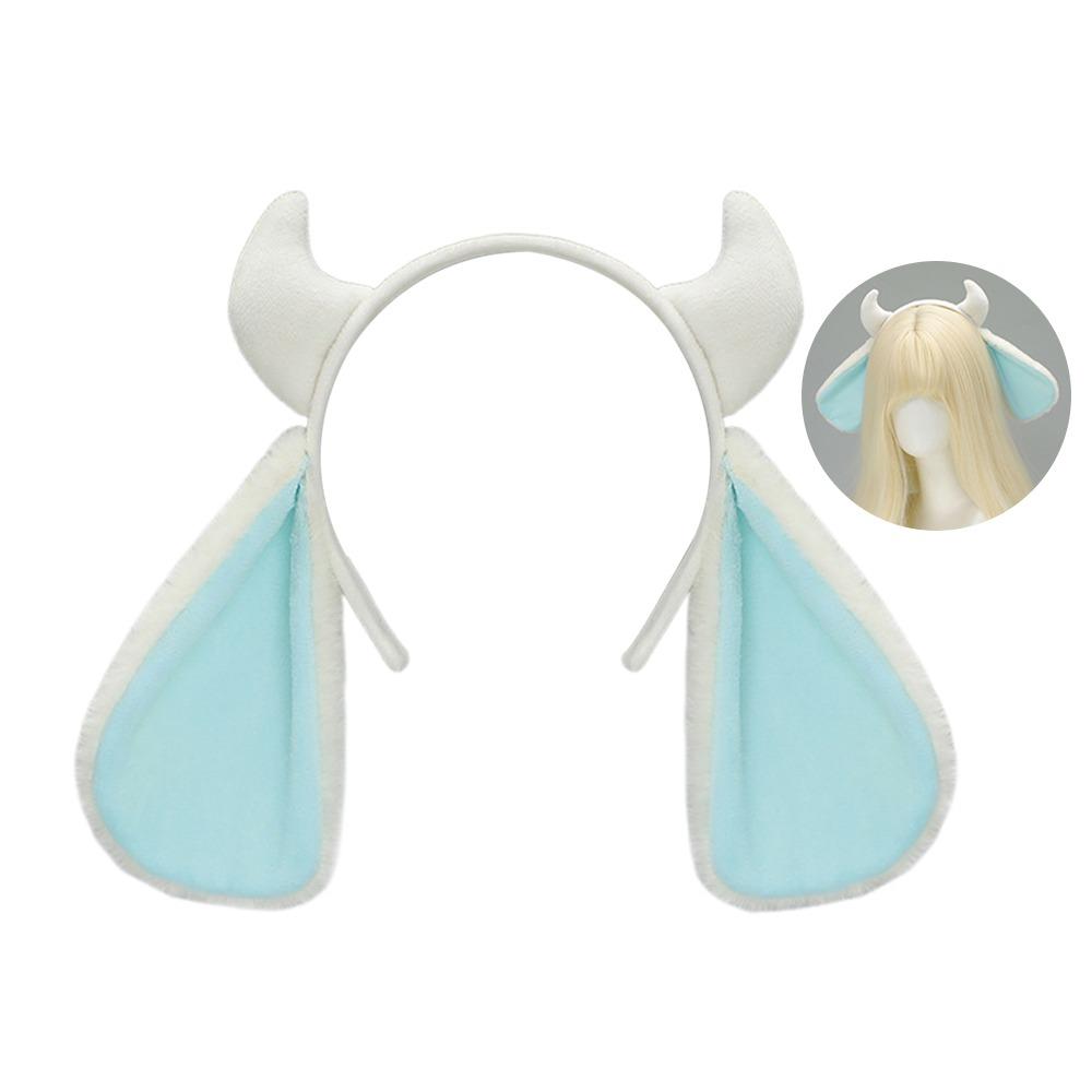Fluffy Goat Horn Animal Ear Headbands Cute Girls Hairband Kawaii Lamb Headband Party Decorations
