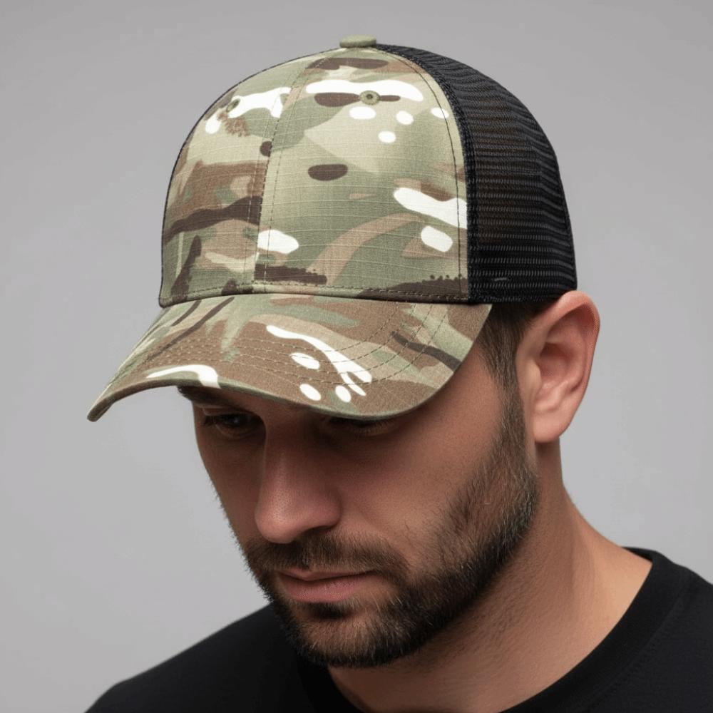Casual Baseball Net Caps Adjustable Mesh Peaked Cap Simple Visor Sunscreen Hats Spring Summer