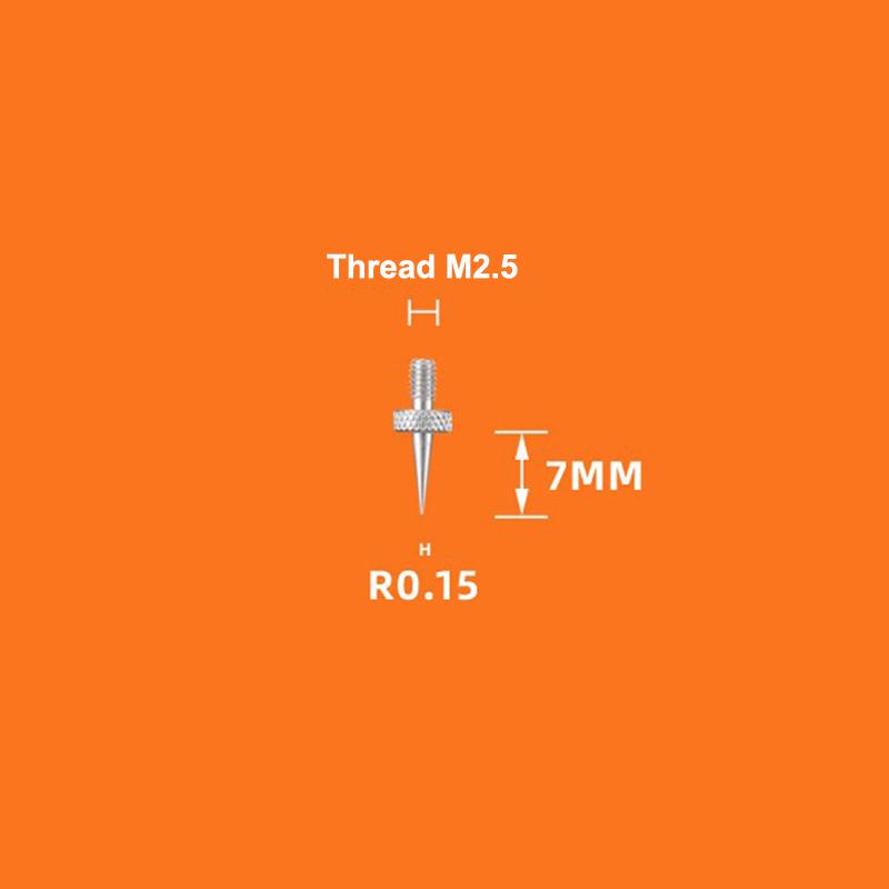 Резьба M2.5 Диаметр иглы Hss Индикатор часовой индикатор точки контакта Острая игла Часовой индикатор Инструмент Детали 45 градусов