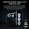 Boitier PC - CORSAIR - FRAME 4500X LX-R RGB Tempered Glass Mid-Tower - 2 radiateurs - Noir