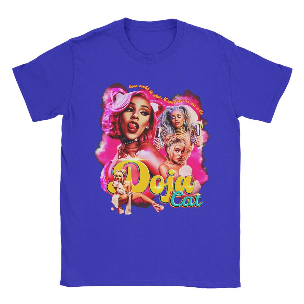 Футболка Doja Cat Tour Ma Vie для унисекс, повседневная, 100% хлопок, с круглым вырезом, короткий рукав, одежда больших размеров