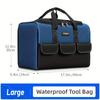 Heavy Duty Tool Bag with Wide Mouth for Tool Storage, Carrier and Organizer, Tool Bag for Men, Wide Mouth Tool Bag with Inside Pockets