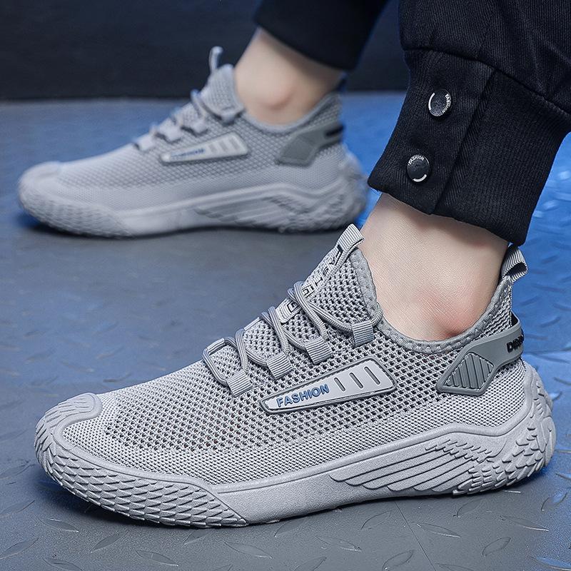 Breathable Men's Shoes Trendy Mesh Shoes,Fly Weave Running Shoes Cave Sneakers Men's Casual Shoes