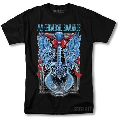Футболка My Chemical Romance Мерч с тура рок-концерта Постер Винтажная графическая футболка
